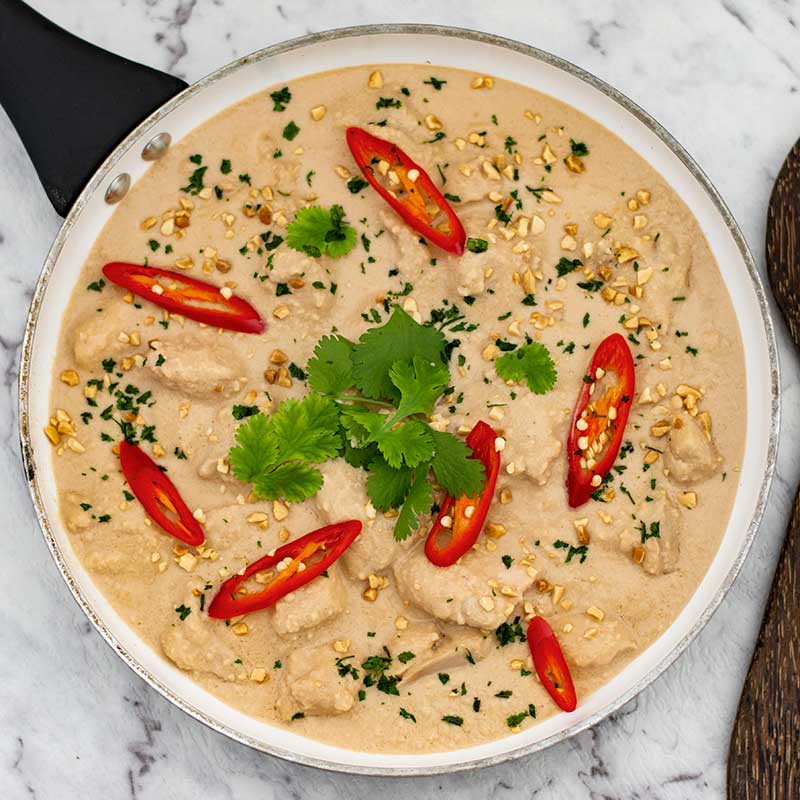 How to make Keto Peanut Chicken - slow cooker recipe