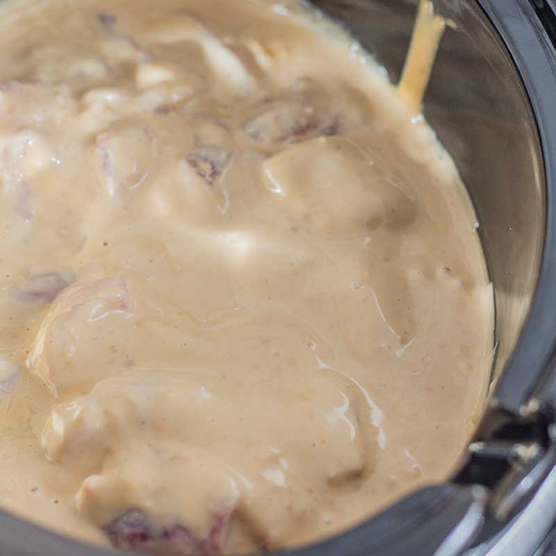 Keto Peanut Chicken Ingredients - slow cooker recipe