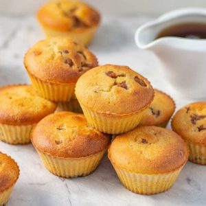 Keto Sausage Pancake Muffins - easy breakfast recipe