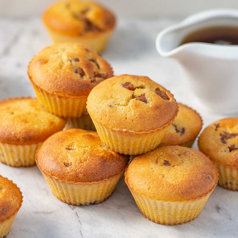 Keto Sausage Pancake Muffins - easy breakfast recipe