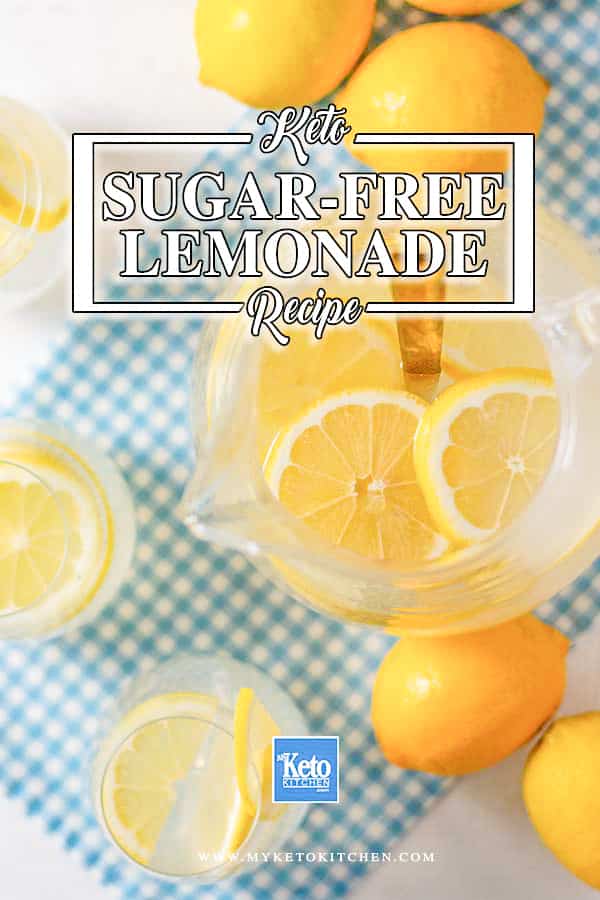 Keto Lemonade - easy sugar-free drink recipe