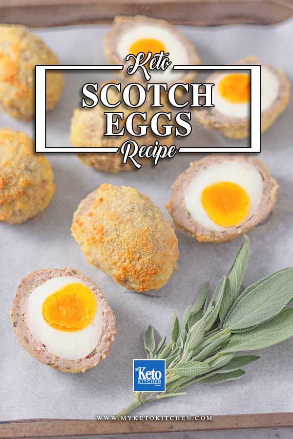 Low Carb Scotch Eggs - delicious sausage wrapped egg recipe