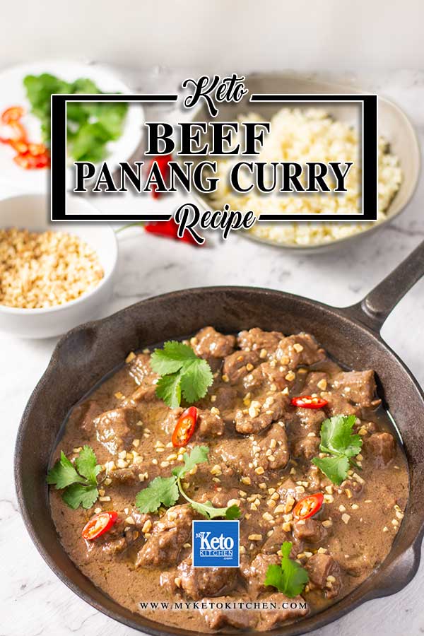Low Carb Thai Beef Panang Curry - easy Thai curry recipe