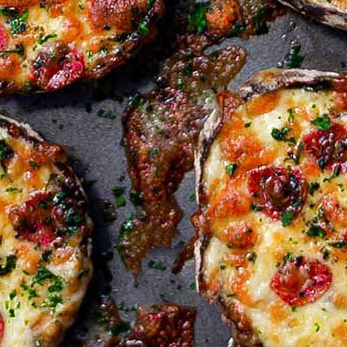 Pizza Stuffed Mushrooms