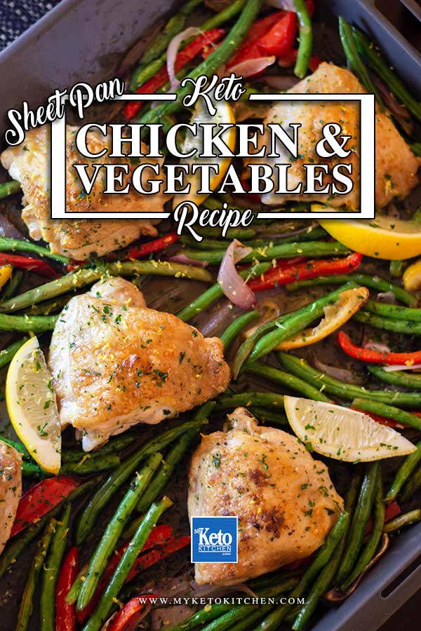 Sheet Pan Chicken and Vegetables - easy keto recipe