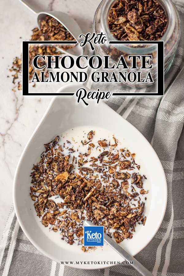 Sugar-Free Chocolate Almond Granola - easy breakfast cereal recipe