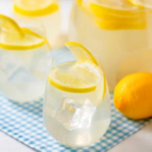Sugar-Free Sparkling Lemonade - easy keto drink recipe