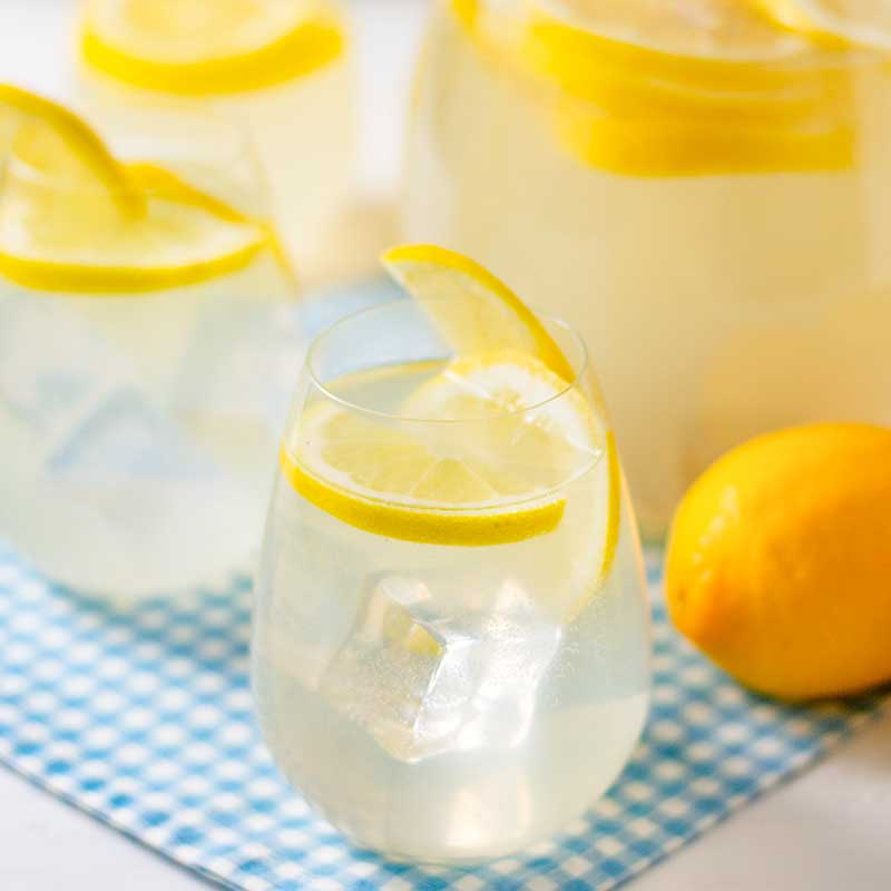 Sugar-Free Sparkling Lemonade - easy keto drink recipe