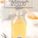 Sugar Free Vanilla Syrup Homemade