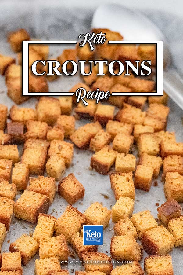 Gluten Free Croutons - easy keto recipe