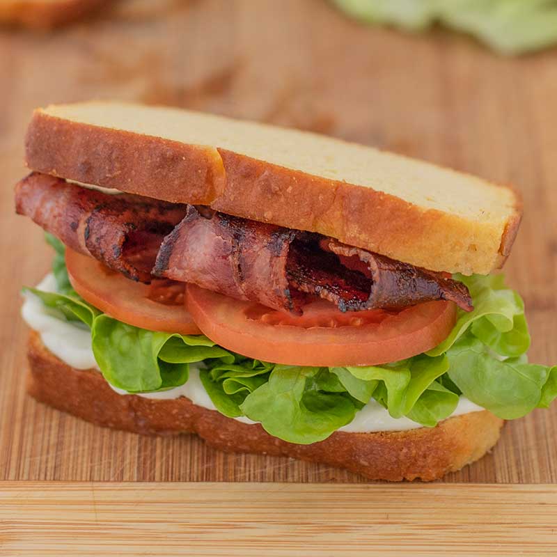How to make a Keto BLT Sandwich - easy gluten free lunch recipe