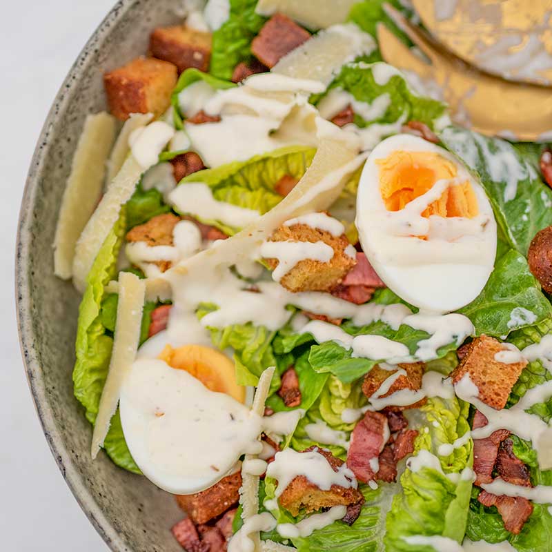 How to make Keto Caesar Salad - easy lunch recipe