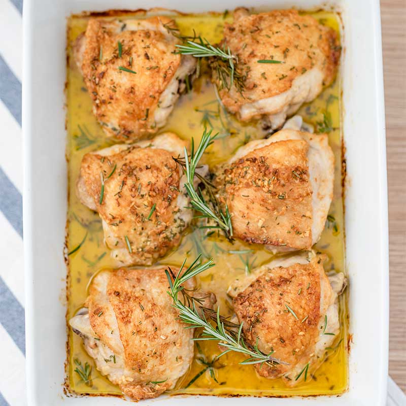 How to make Keto Garlic Butter Chicken - easy dinner recipe