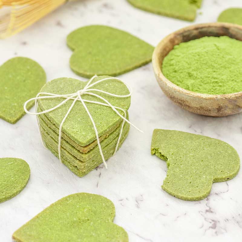 How to make Keto Matcha Cookies - easy sugar free snack recipe