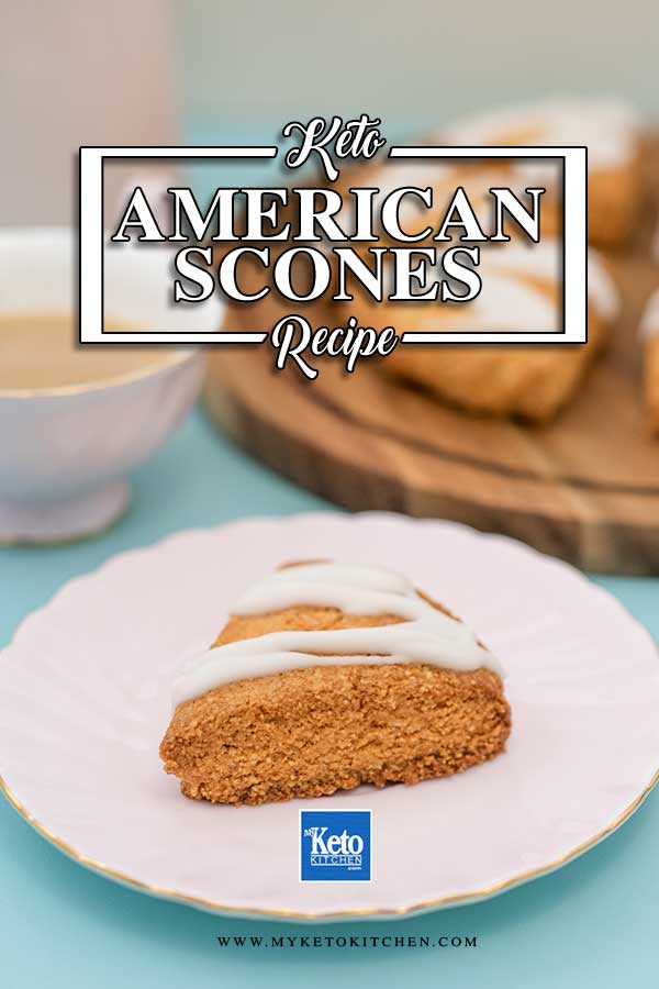 Keto American Scones - easy sugar free recipe