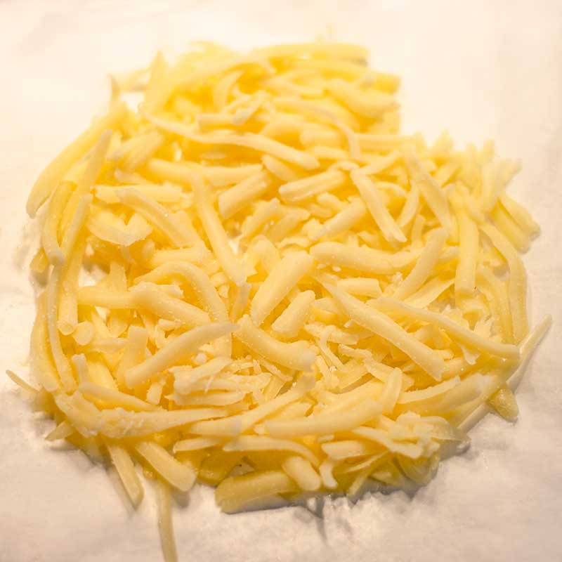 Keto Cheese Taco Shells Ingredients - super easy 1 ingredient recipe