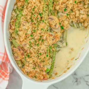 Keto Green Bean Casserole - easy side dish recipe