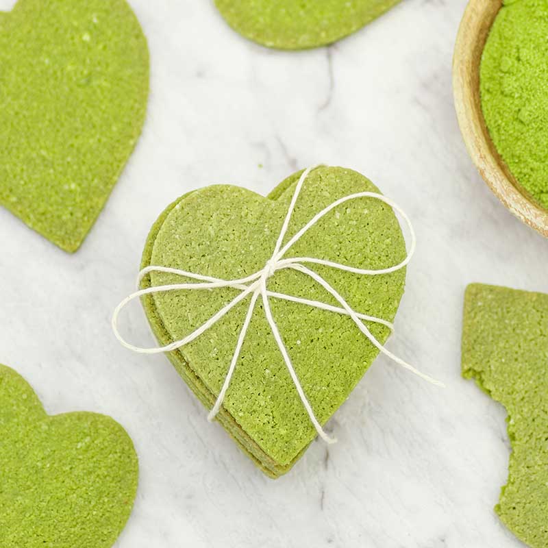 Keto Matcha Cookies - easy sugar free snack recipe