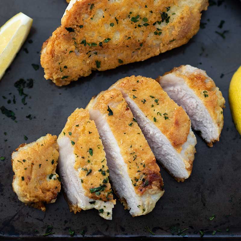 Keto Parmesan Pork Chops - easy dinner recipe