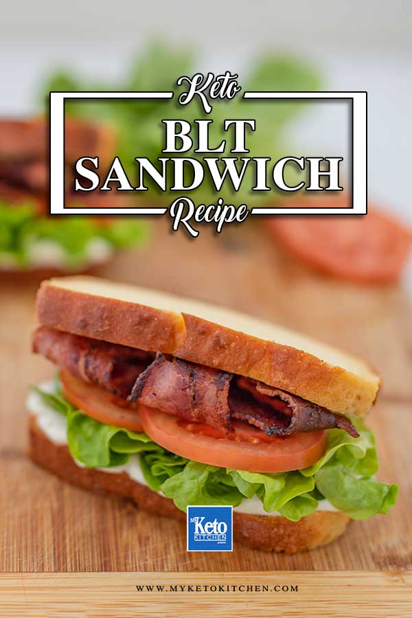 Low Carb Bacon, Lettuce, Tomato Sandwich - easy gluten free lunch recipe