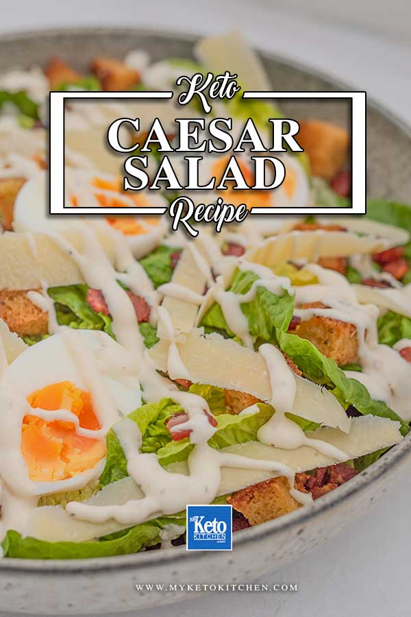 Low Carb Caesar Salad - easy lunch recipe