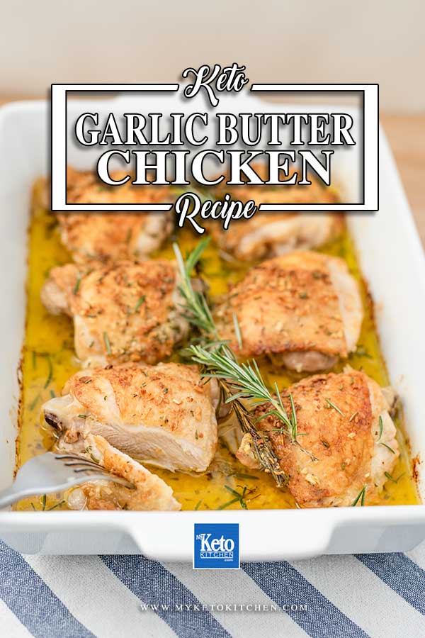 Low Carb Garlic Butter Chicken - easy keto dinner recipe