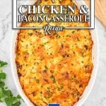 Keto Chicken & Bacon Casserole
