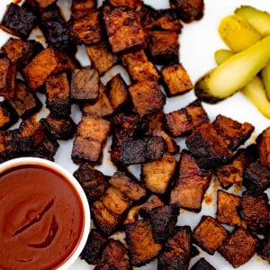 The best oven roasted burnt ends recipe without a smoker.