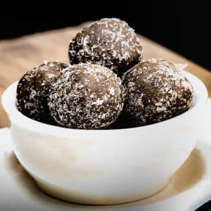 keto fat bombs in a bowl