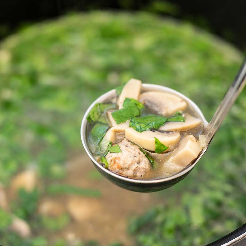 How to make Keto Italian Wedding Soup - delicious broth recipe