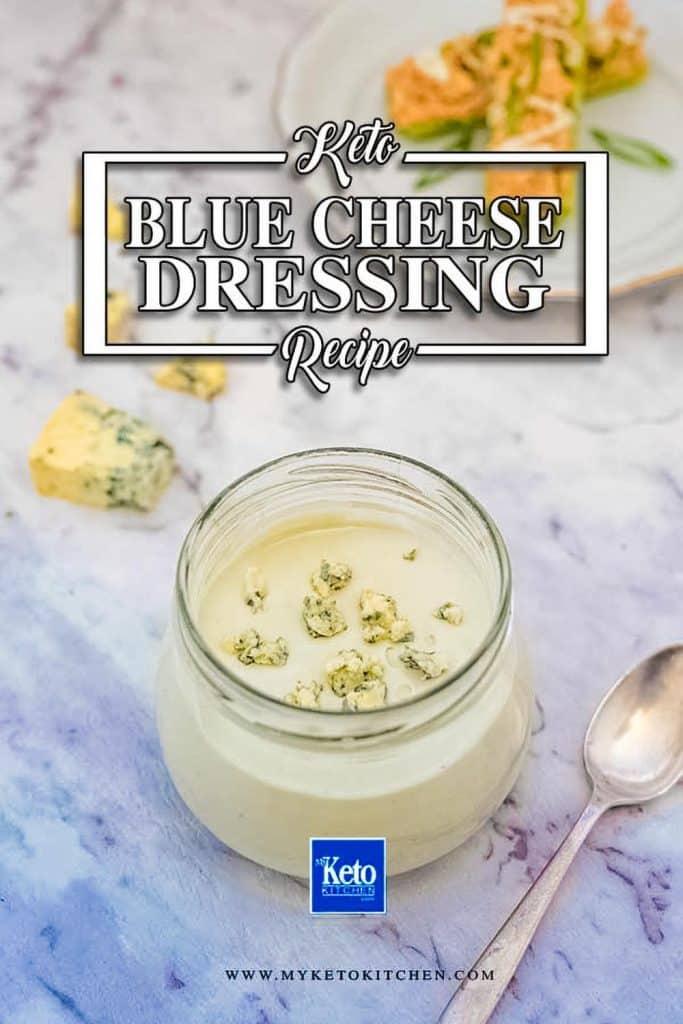 Keto blue cheese dressing and sauce recipe.