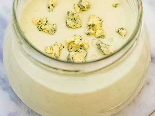 blue cheese dressing keto The Best Homemade Chunky Blue Cheese Dressing Recipe