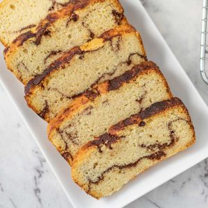 Keto Cinnamon Sweet Bread - delicious sugar free cake recipe