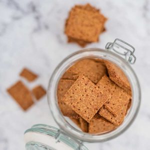 Keto Graham Crackers - easy sugar free recipe