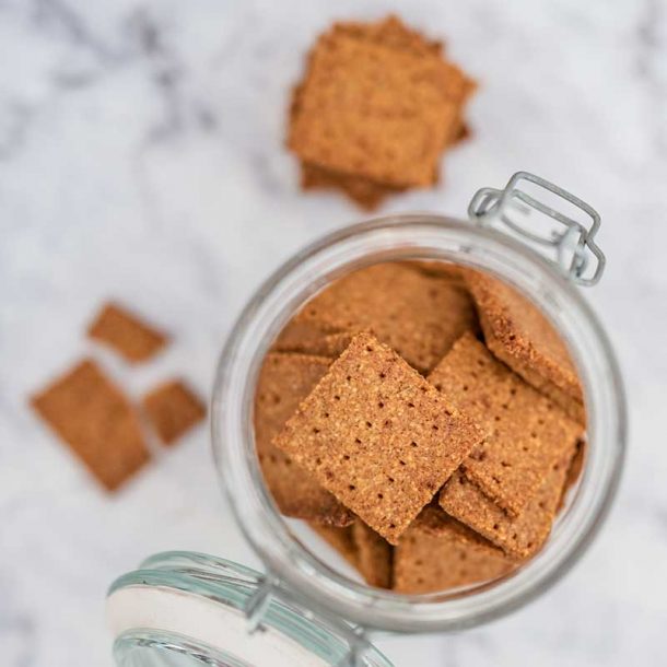 The Best Keto Graham Crackers Recipe by My Keto Kitchen