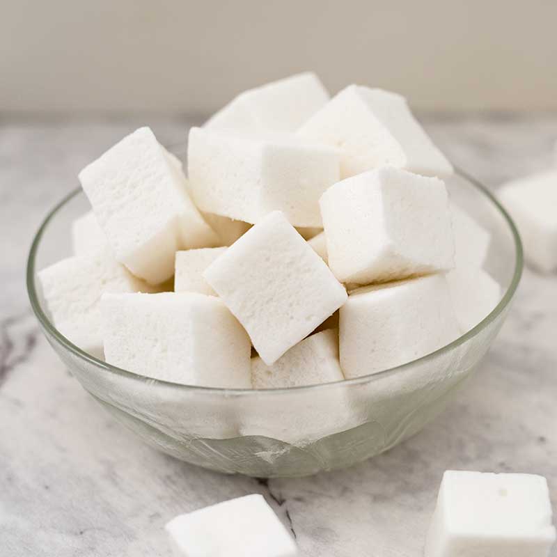 Keto Marshmallows - easy sugar free candy recipe