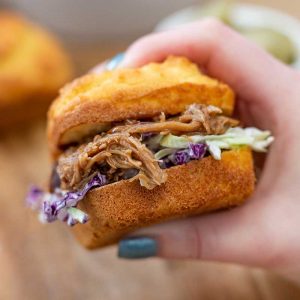 Keto Pulled Pork Sliders - easy burger recipe