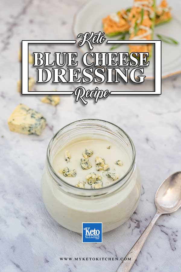 Low Carb Blue Cheese Dressing - quick keto sauce recipe