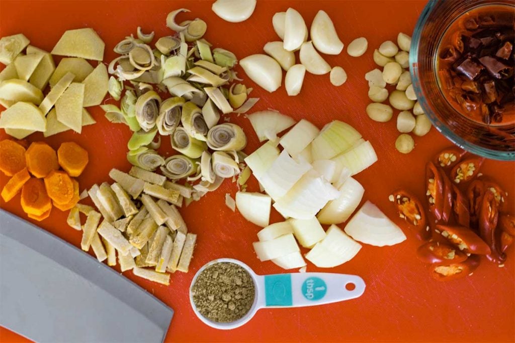 Low Carb Laksa Paste Ingredients - easy curry paste recipe