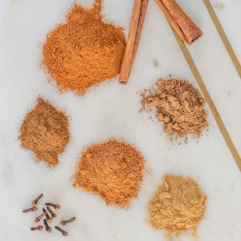 Pumpkin Spice Mix Ingredients - fall inspired seasoning recipe