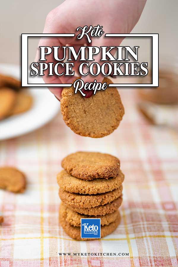 Sugar Free Pumpkin Spice Cookies - easy keto cookies recipe