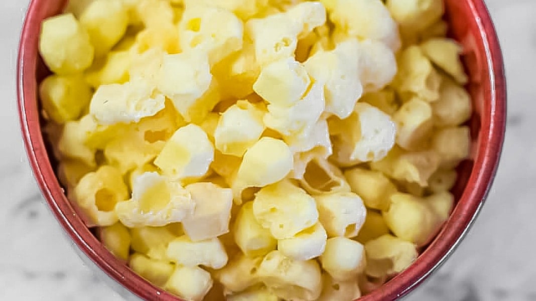 Keto Popcorn Cheese Puffs Recipe - Just One Ingredient (Zero Carbs)