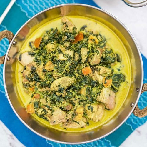 Creamy Keto Chicken & Spinach Curry Aka Indian Saag