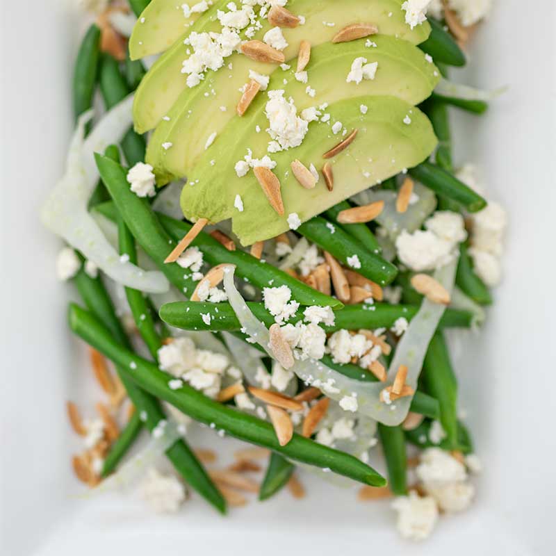 Fall Keto Green Bean Salad Ingredients - easy salad recipe