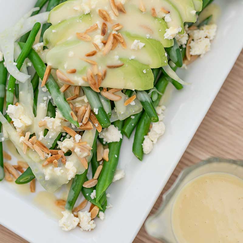 Fall Keto Green Bean Salad - easy salad recipe