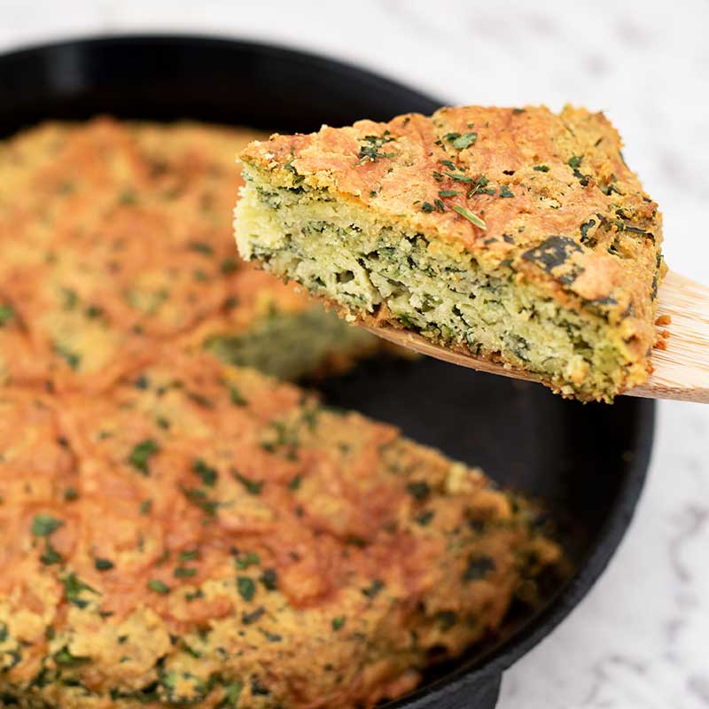 How to make Keto Cheesy Spinach Bread Ingredients - easy quick bread recipe