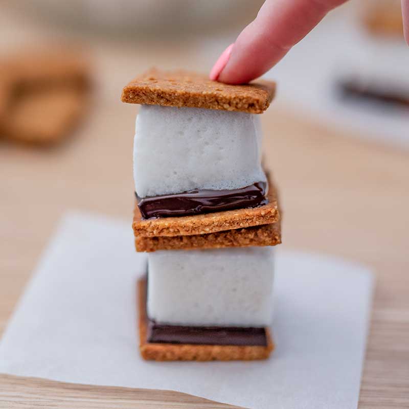 How to make Sugar Free Smores - easy campfire recipe