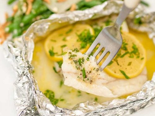 Keto Baked Fish Parcels Super Easy Low Carb Seafood Recipe