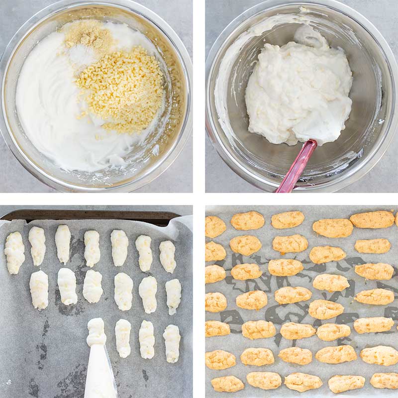 Keto Cheetos Ingredients - easy cheese puffs recipe