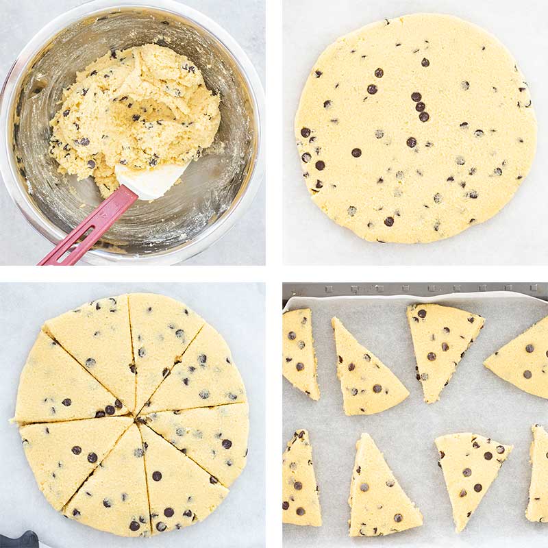 Keto Chocolate Chip Scones Ingredients - easy recipe